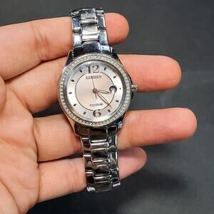 Citizen Women's FE1140-86X Silhouette Crystal Stainless Steel Watch Working